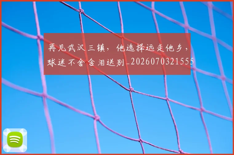 再见武汉三镇,他选择远走他乡,球迷不舍含泪送别_20260703215556